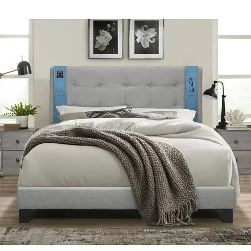 Butterfly Sleep Pillow Fleece Headboard Caddy